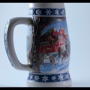 1995 Ceramic Budweiser Beer Stein